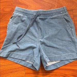 Uniqlo Light Blue Women's Drawstring Athletic Shorts